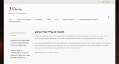 Desktop Screenshot of hitthegrounddancing.com